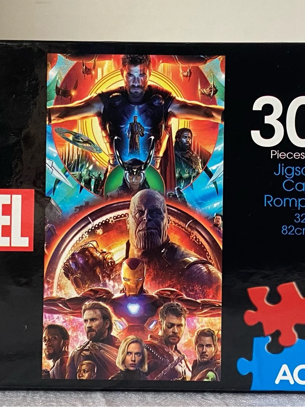 Marvel Cinematic Universe 3000pc Jigsaw Puzzle — Open Box Sealed — Aquarius